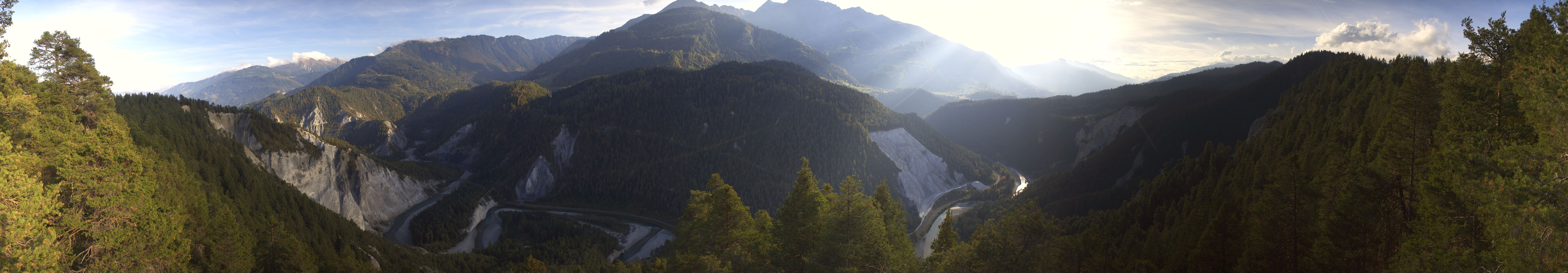 Archiv Foto Webcam Rheinschlucht - Swiss Grand Canyon