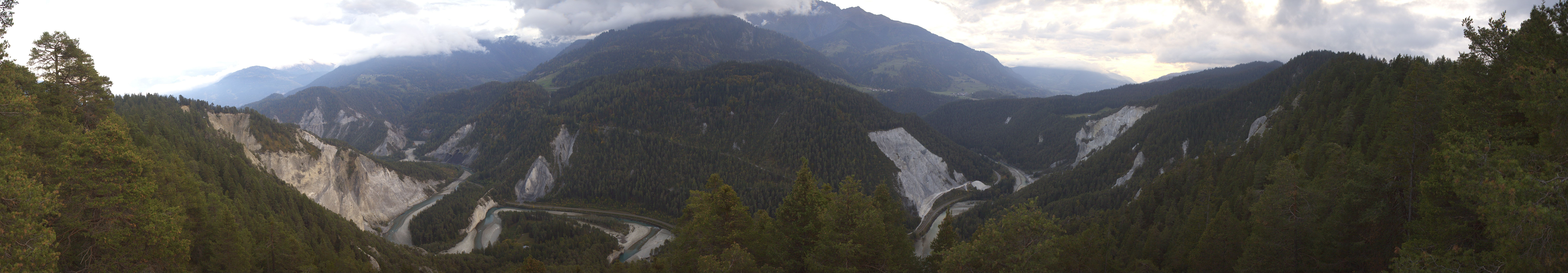 Archiv Foto Webcam Rheinschlucht - Swiss Grand Canyon