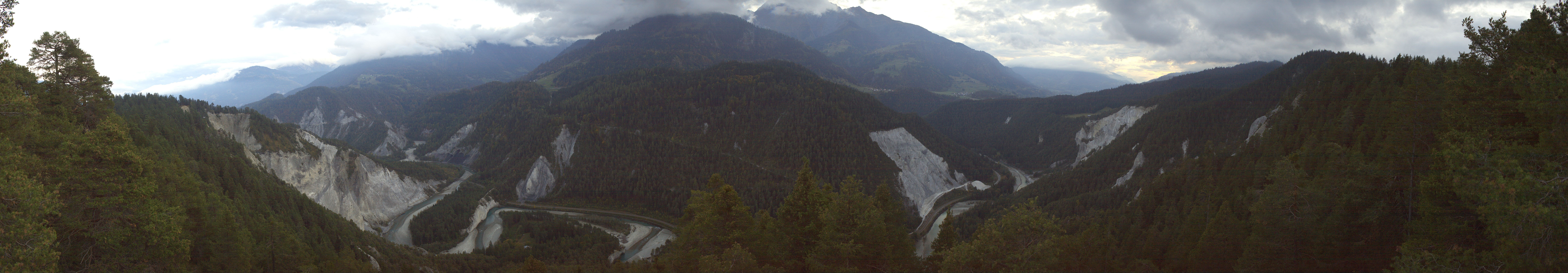 Archiv Foto Webcam Rheinschlucht - Swiss Grand Canyon