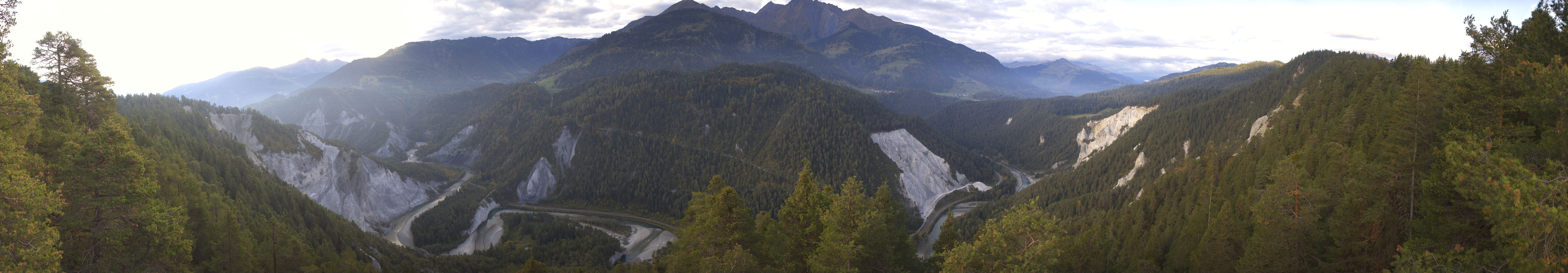 Archiv Foto Webcam Rheinschlucht - Swiss Grand Canyon