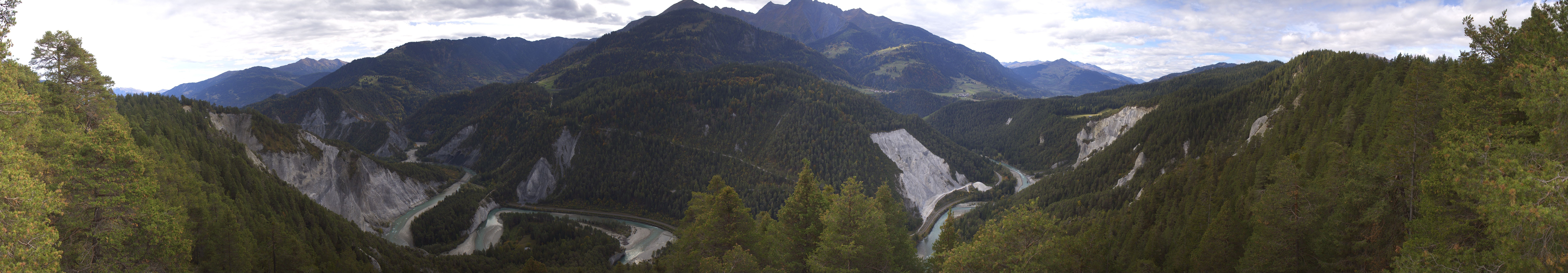 Archiv Foto Webcam Rheinschlucht - Swiss Grand Canyon