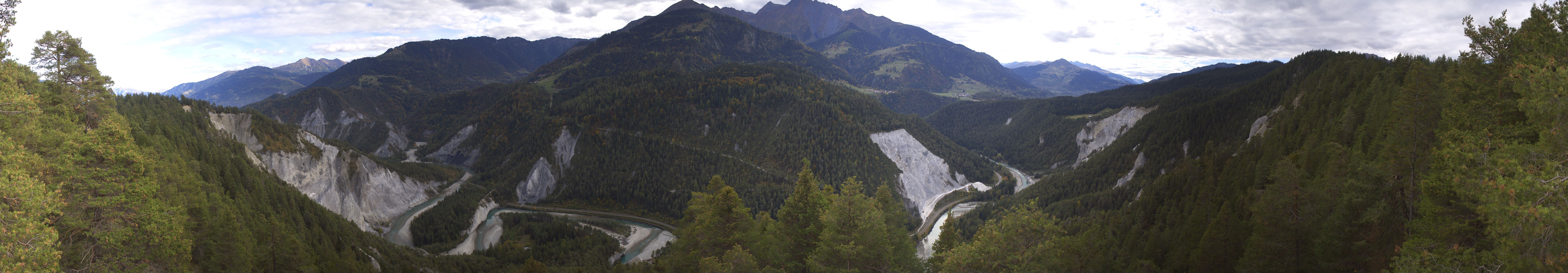 Archiv Foto Webcam Rheinschlucht - Swiss Grand Canyon