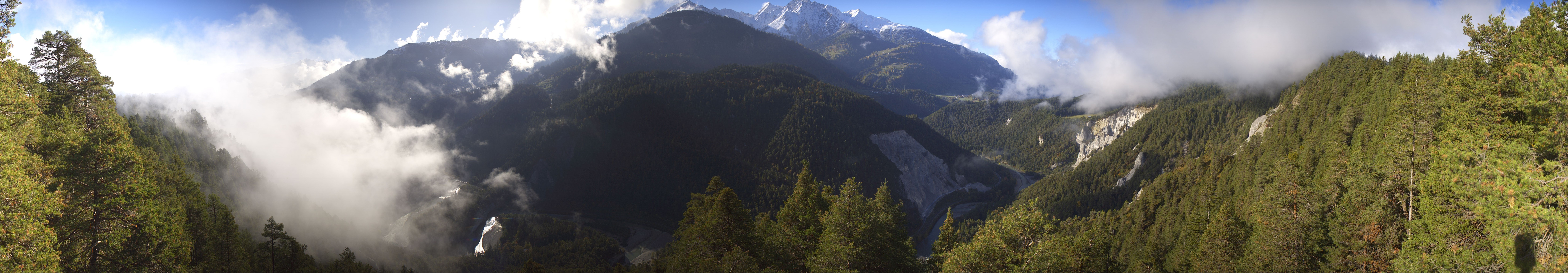 Archiv Foto Webcam Rheinschlucht - Swiss Grand Canyon