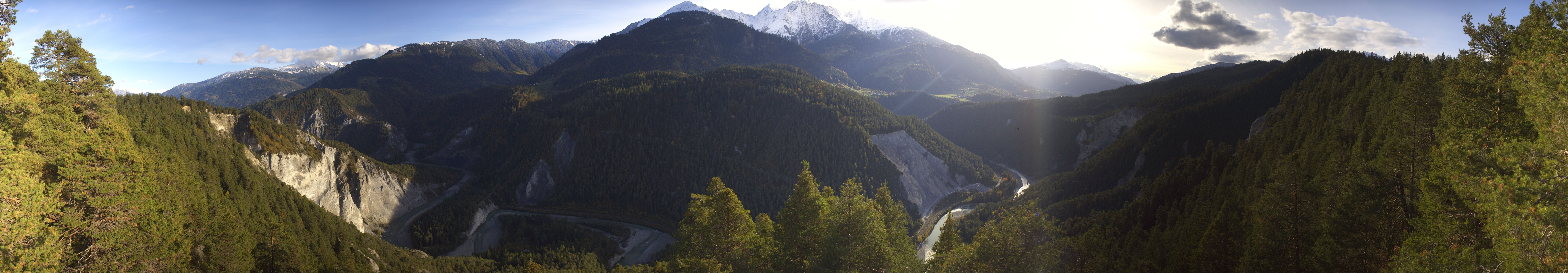 Archiv Foto Webcam Rheinschlucht - Swiss Grand Canyon