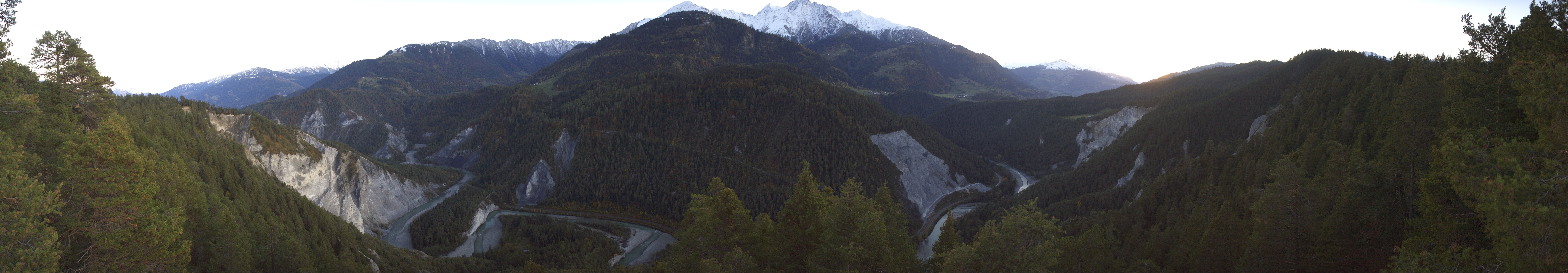 Archiv Foto Webcam Rheinschlucht - Swiss Grand Canyon