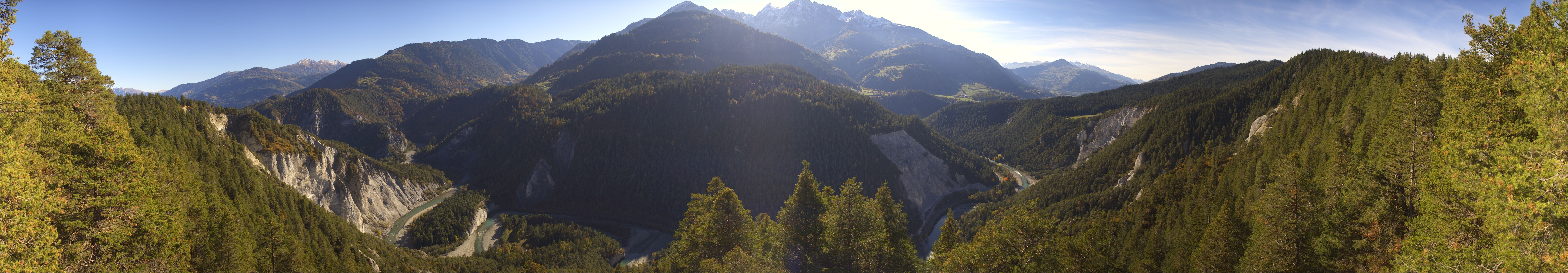 Archiv Foto Webcam Rheinschlucht - Swiss Grand Canyon