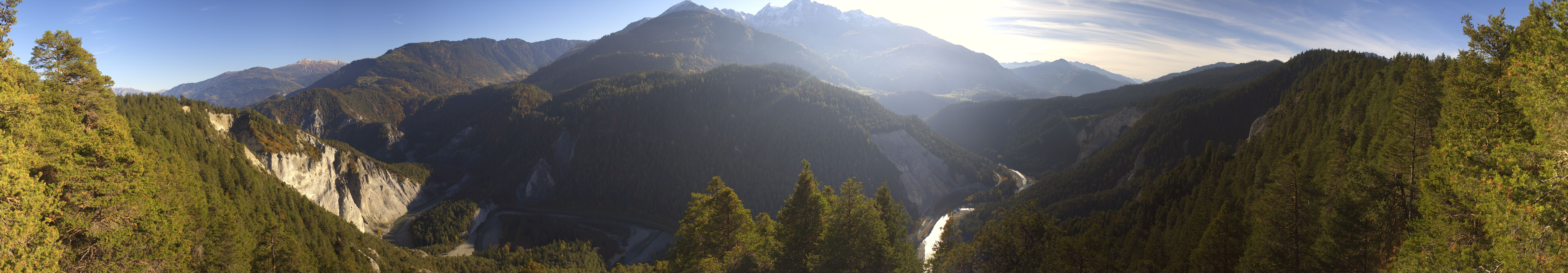Archiv Foto Webcam Rheinschlucht - Swiss Grand Canyon