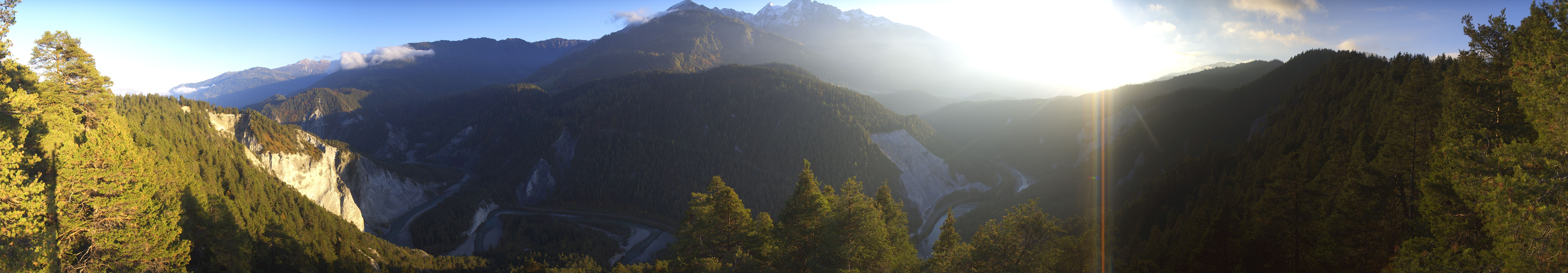 Archiv Foto Webcam Rheinschlucht - Swiss Grand Canyon