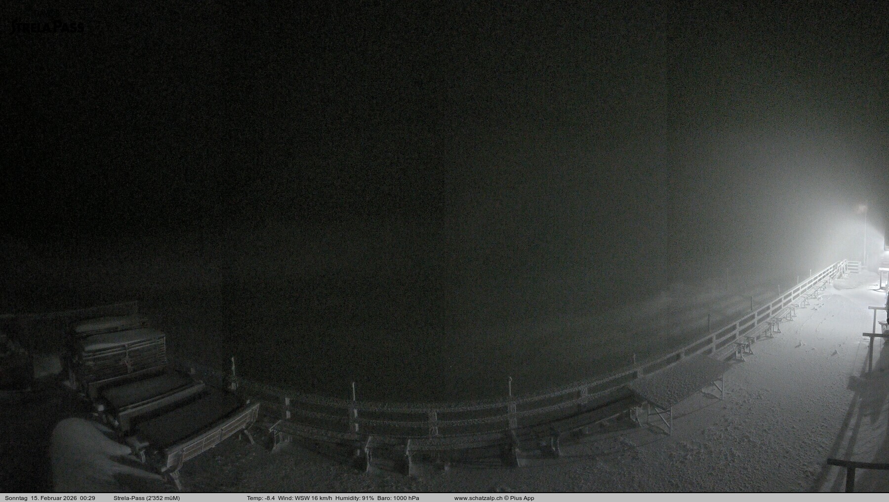 Archived image Webcam Schatzalp - Strela Pass