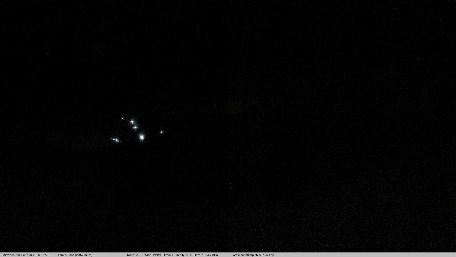 Archiv Foto Webcam Restaurant Strela Pass Schatzalp