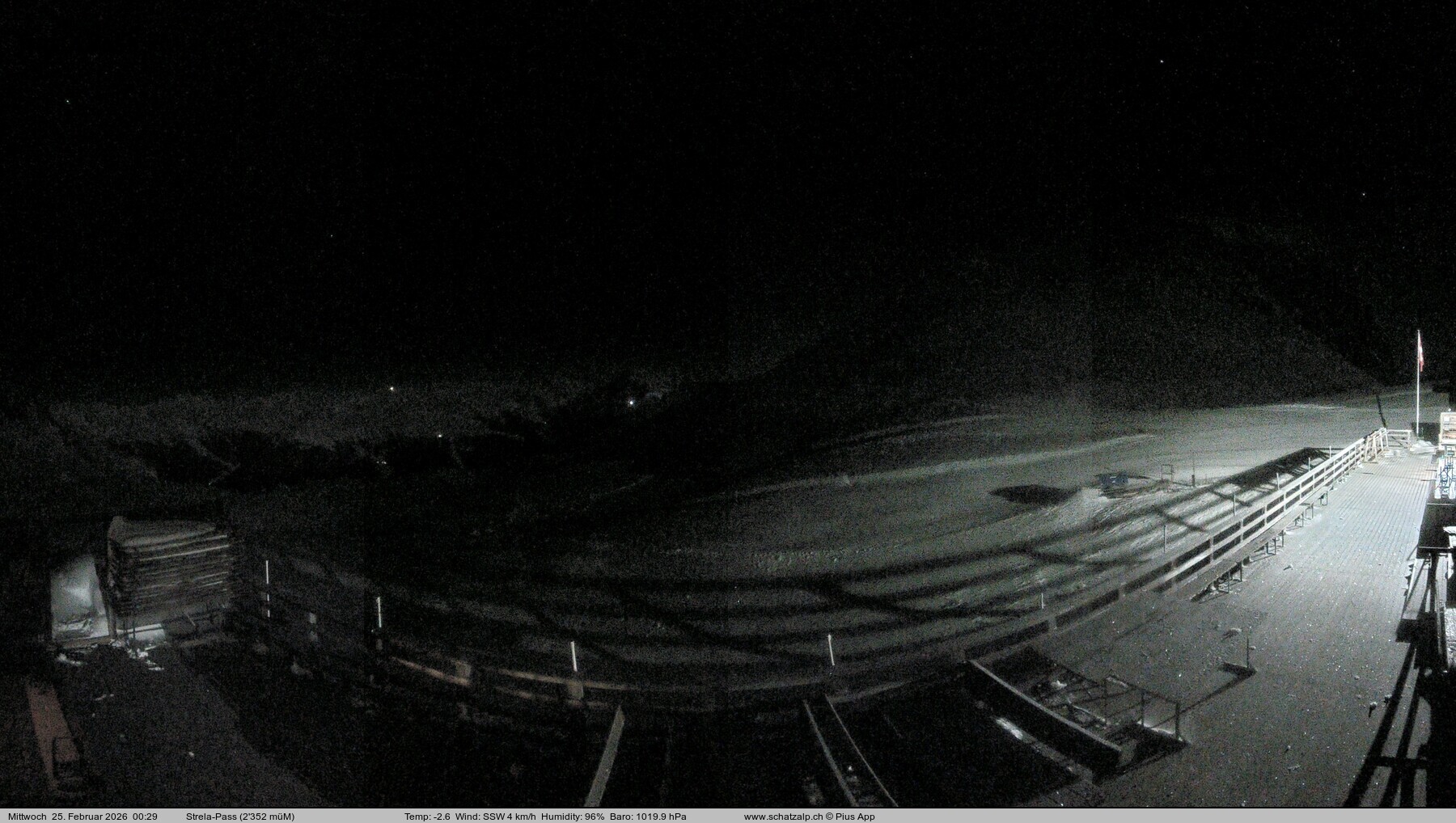 Archived image Webcam Schatzalp - Strela Pass