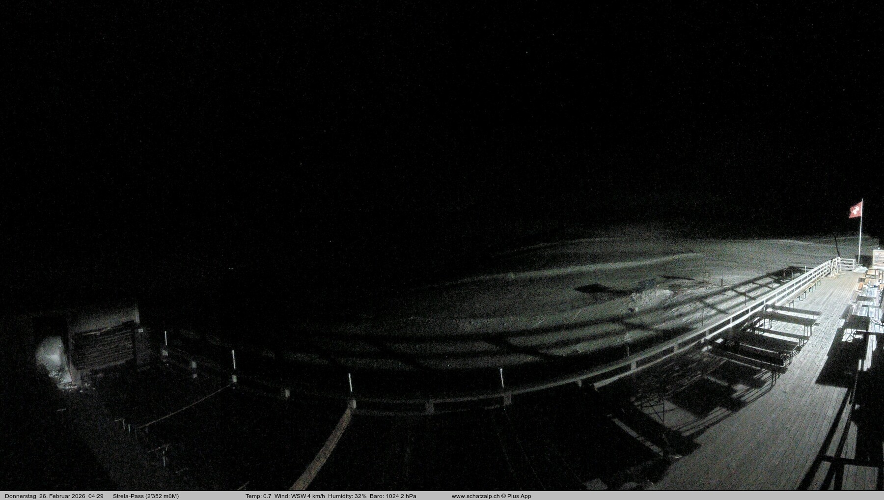Archived image Webcam Schatzalp - Strela Pass