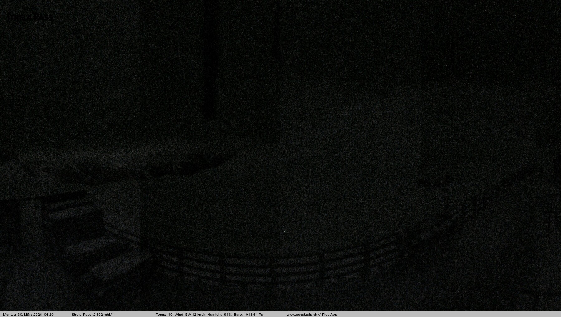 Archiv Foto Webcam Restaurant Strela Pass Schatzalp