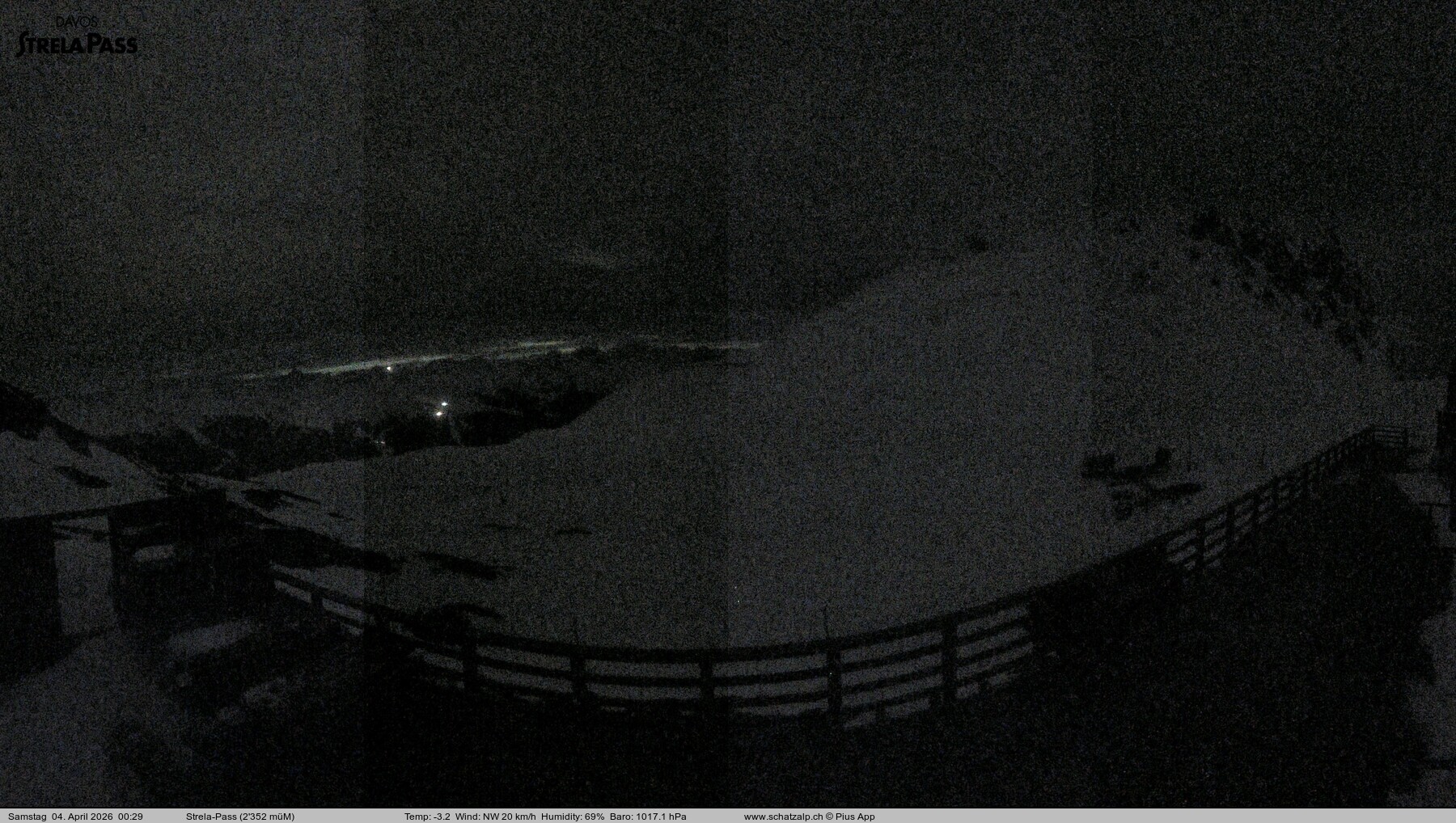 Archiv Foto Webcam Restaurant Strela Pass Schatzalp