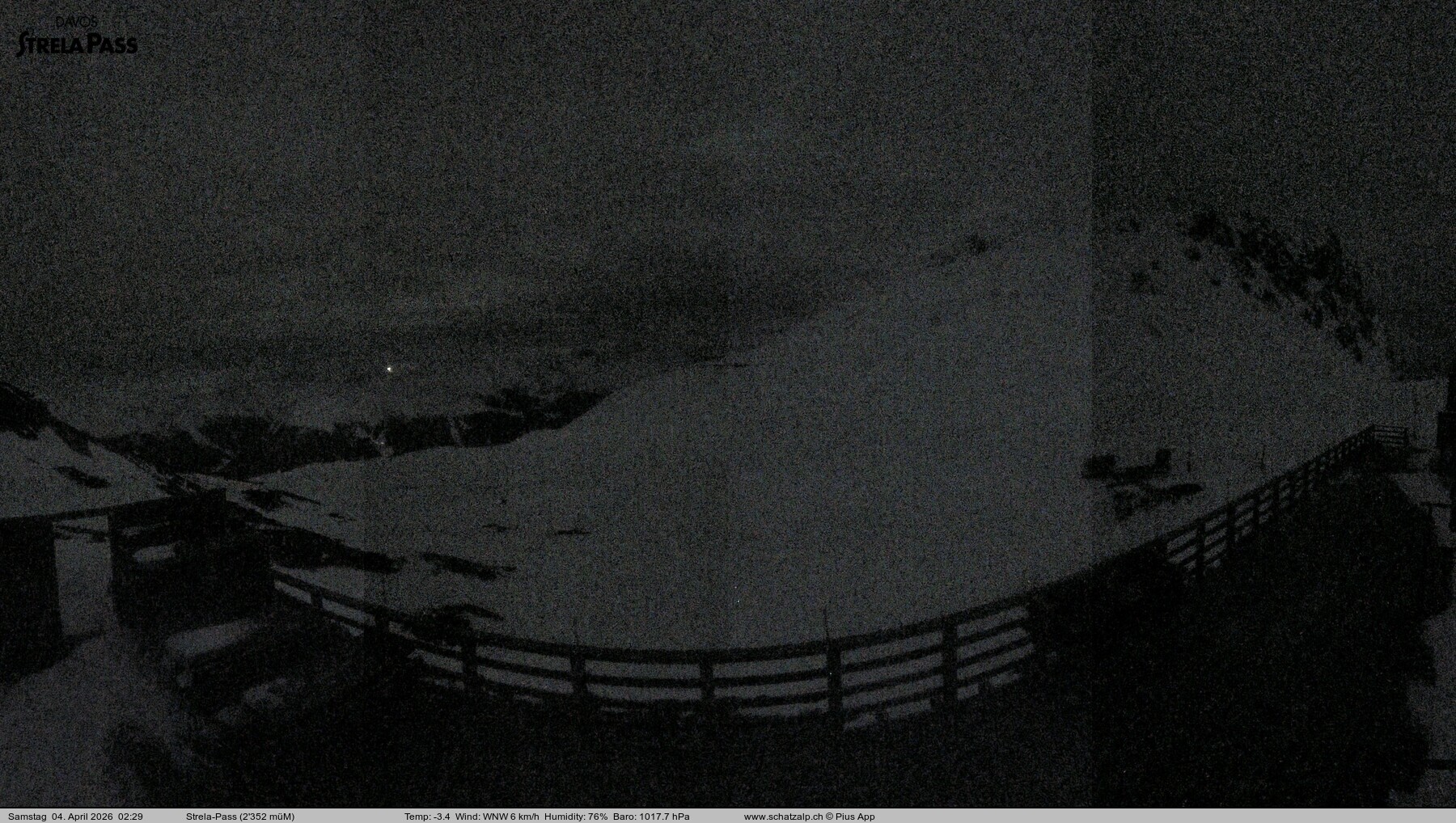 Archiv Foto Webcam Restaurant Strela Pass Schatzalp