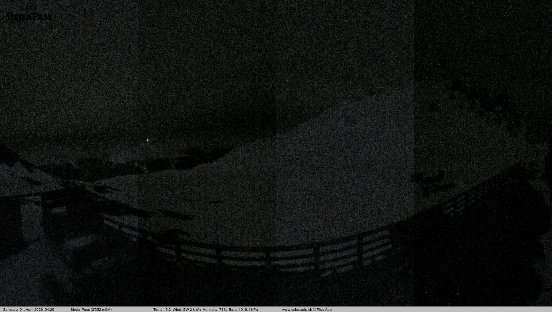 Archiv Foto Webcam Restaurant Strela Pass Schatzalp