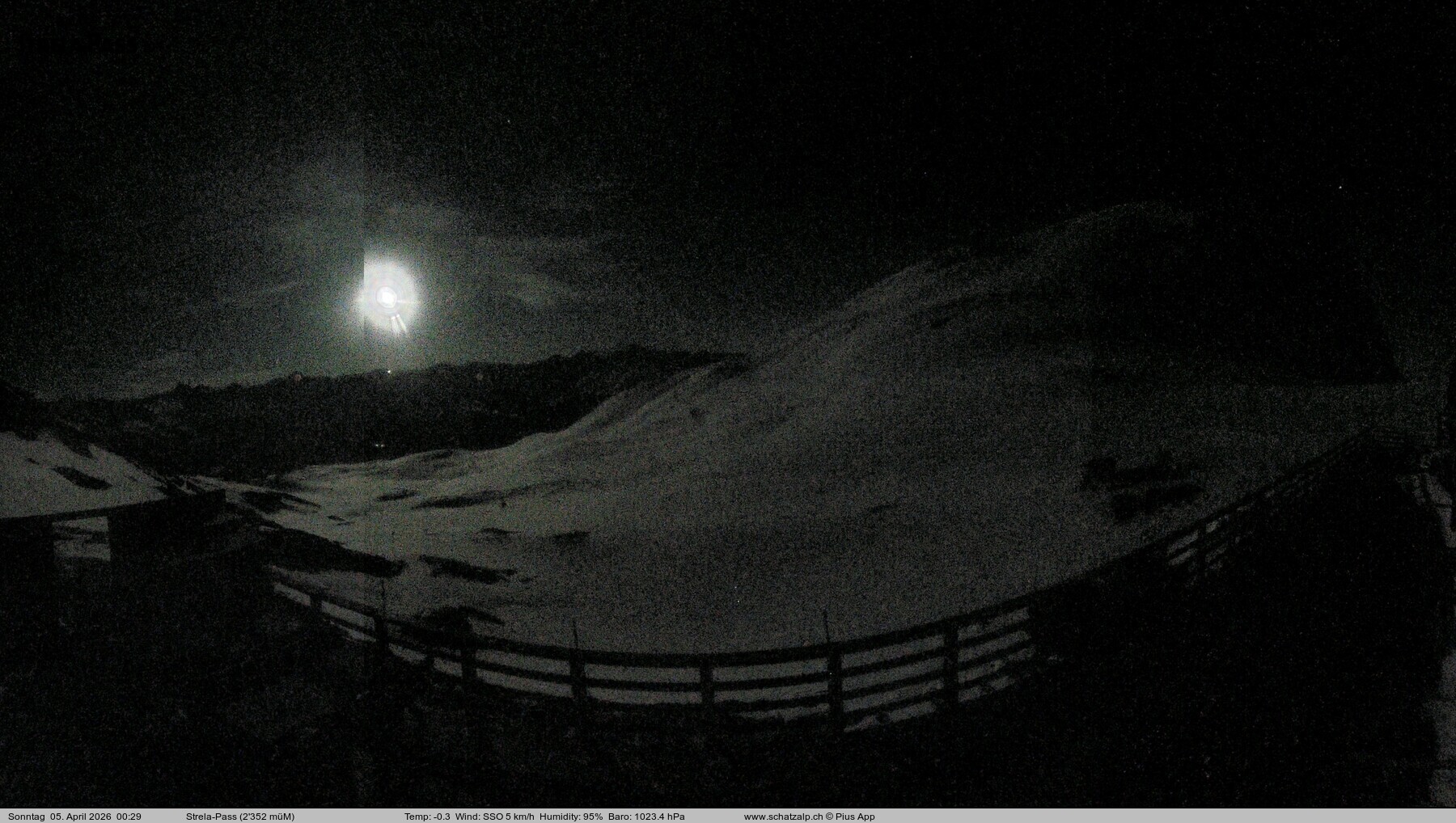 Archiv Foto Webcam Restaurant Strela Pass Schatzalp