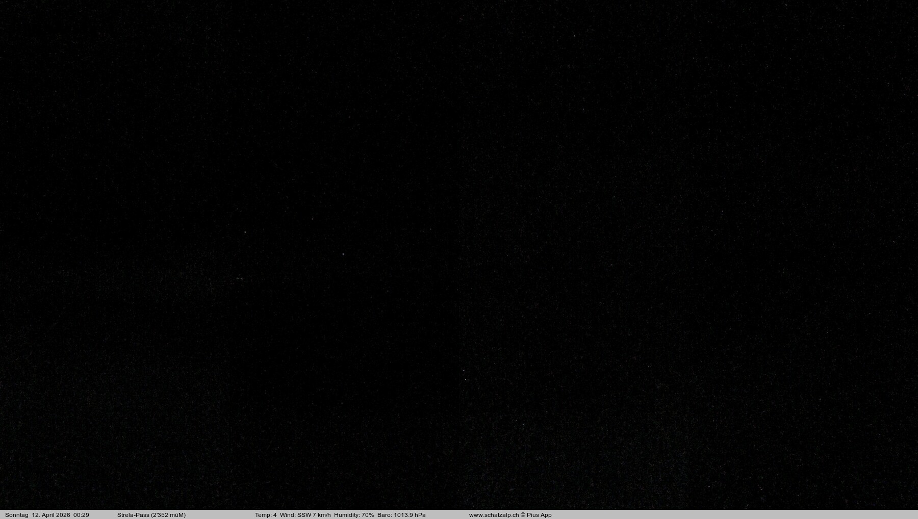 Archived image Webcam Schatzalp - Strela Pass