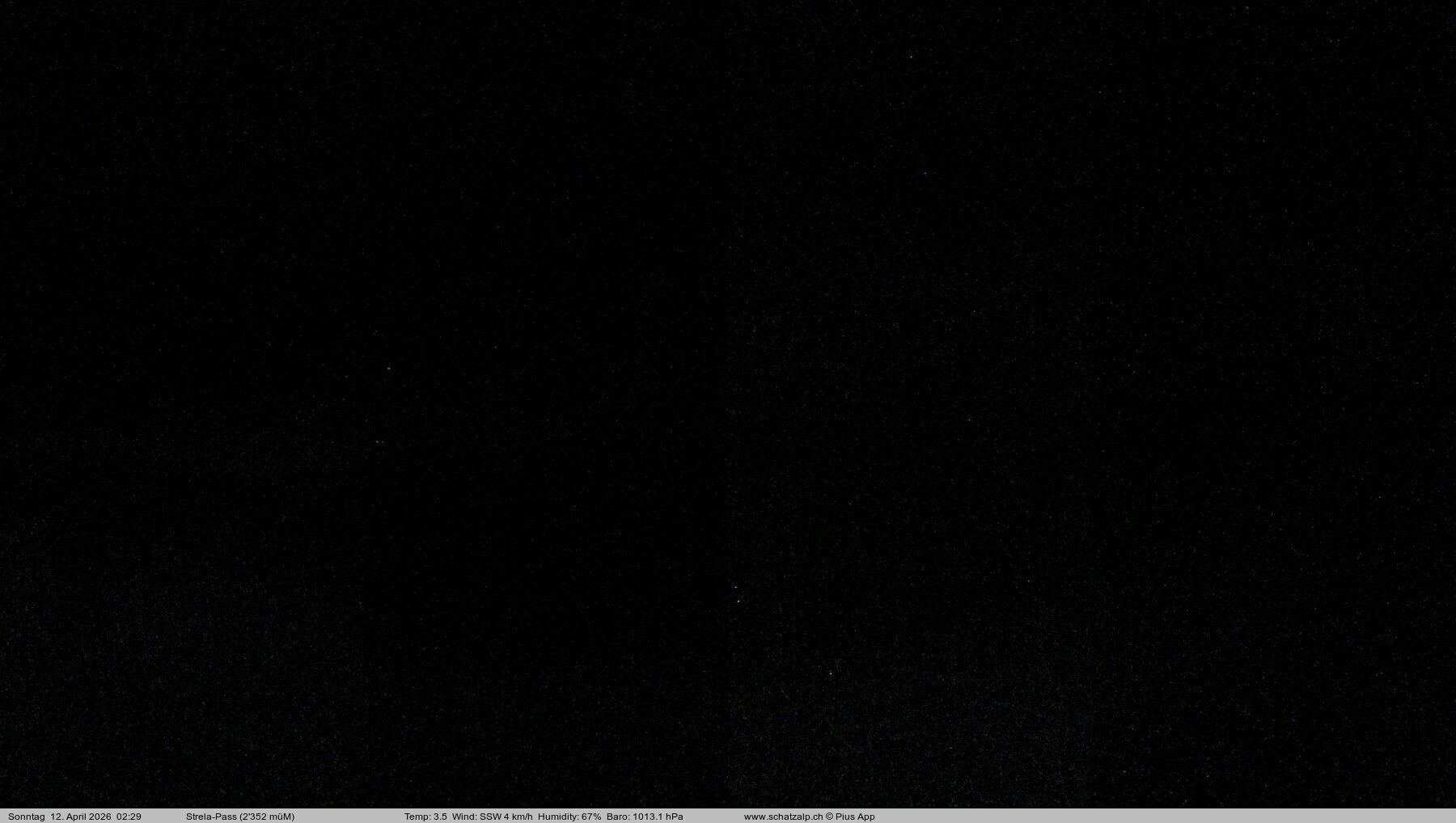 Archived image Webcam Schatzalp - Strela Pass