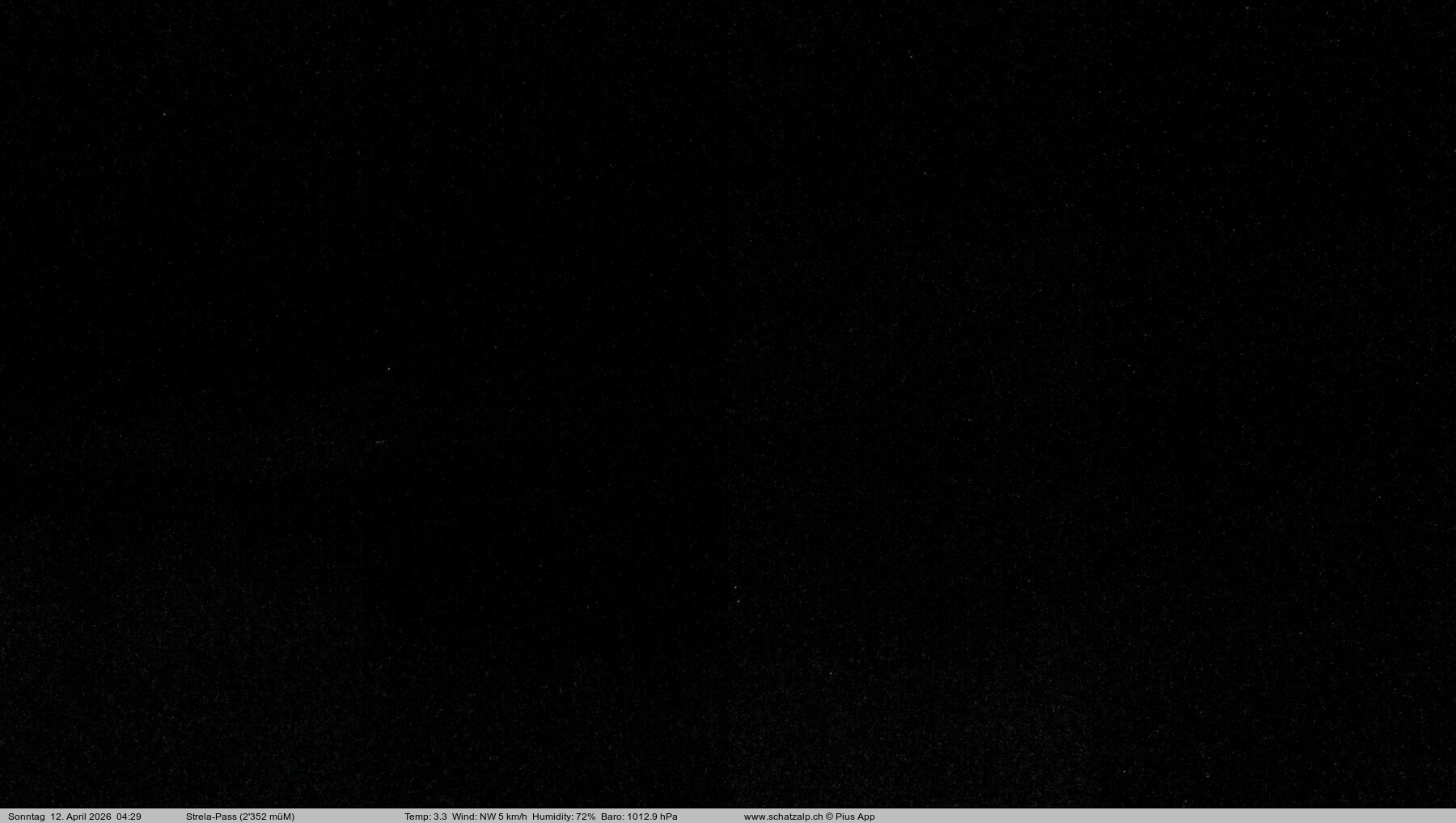 Archived image Webcam Schatzalp - Strela Pass