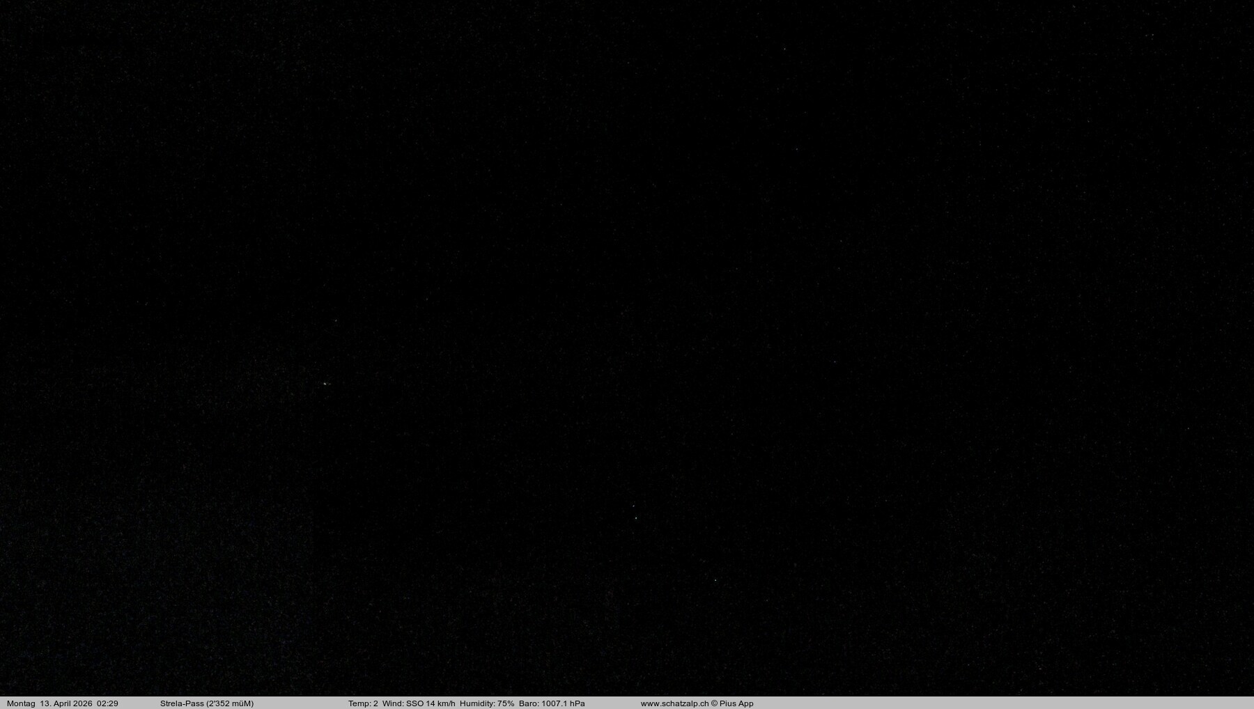 Archived image Webcam Schatzalp - Strela Pass