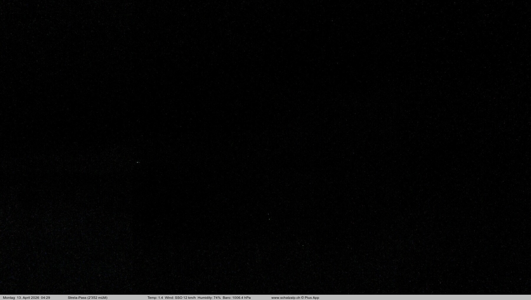 Archived image Webcam Schatzalp - Strela Pass