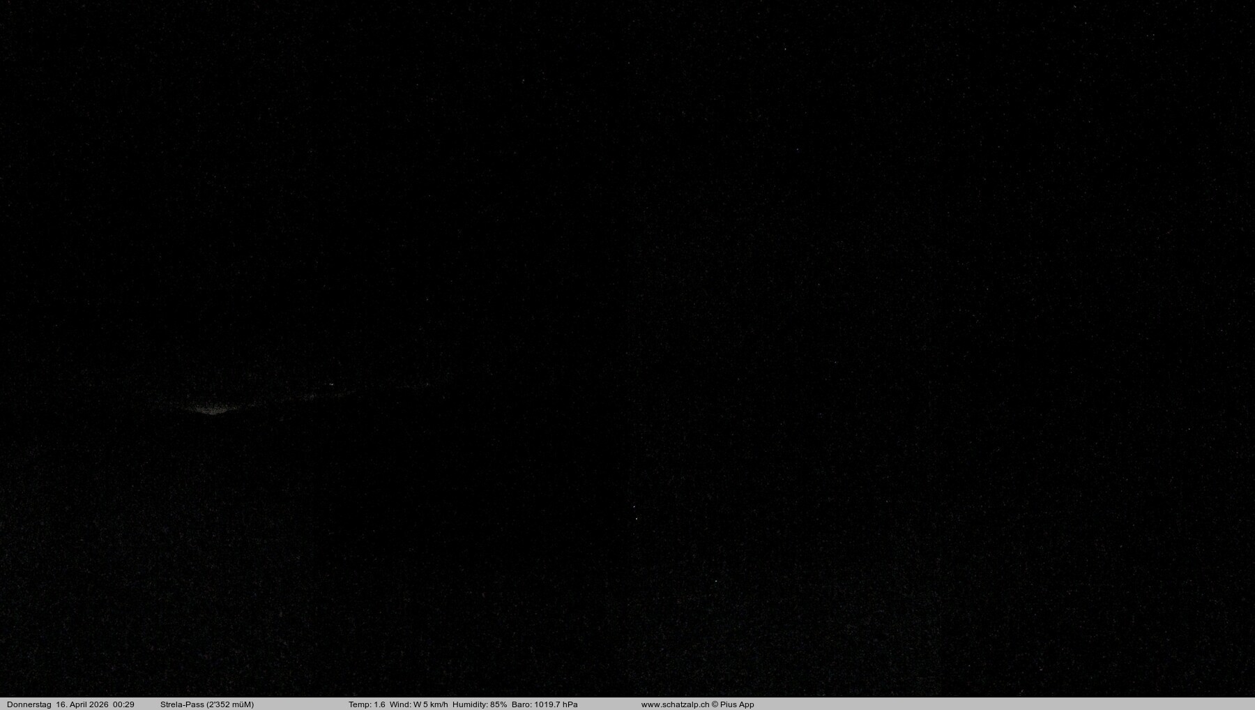 Archiv Foto Webcam Restaurant Strela Pass Schatzalp