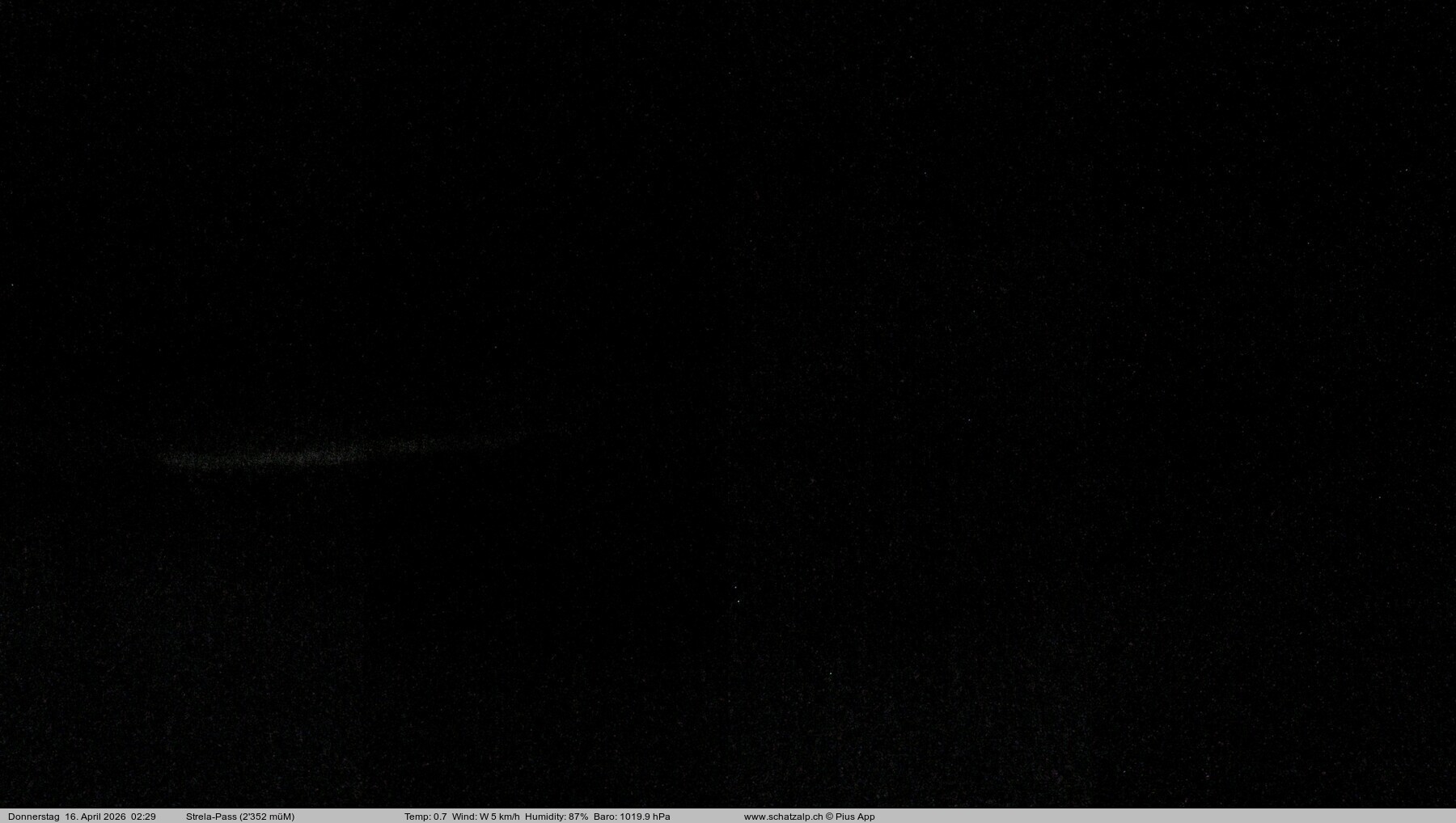 Archiv Foto Webcam Restaurant Strela Pass Schatzalp