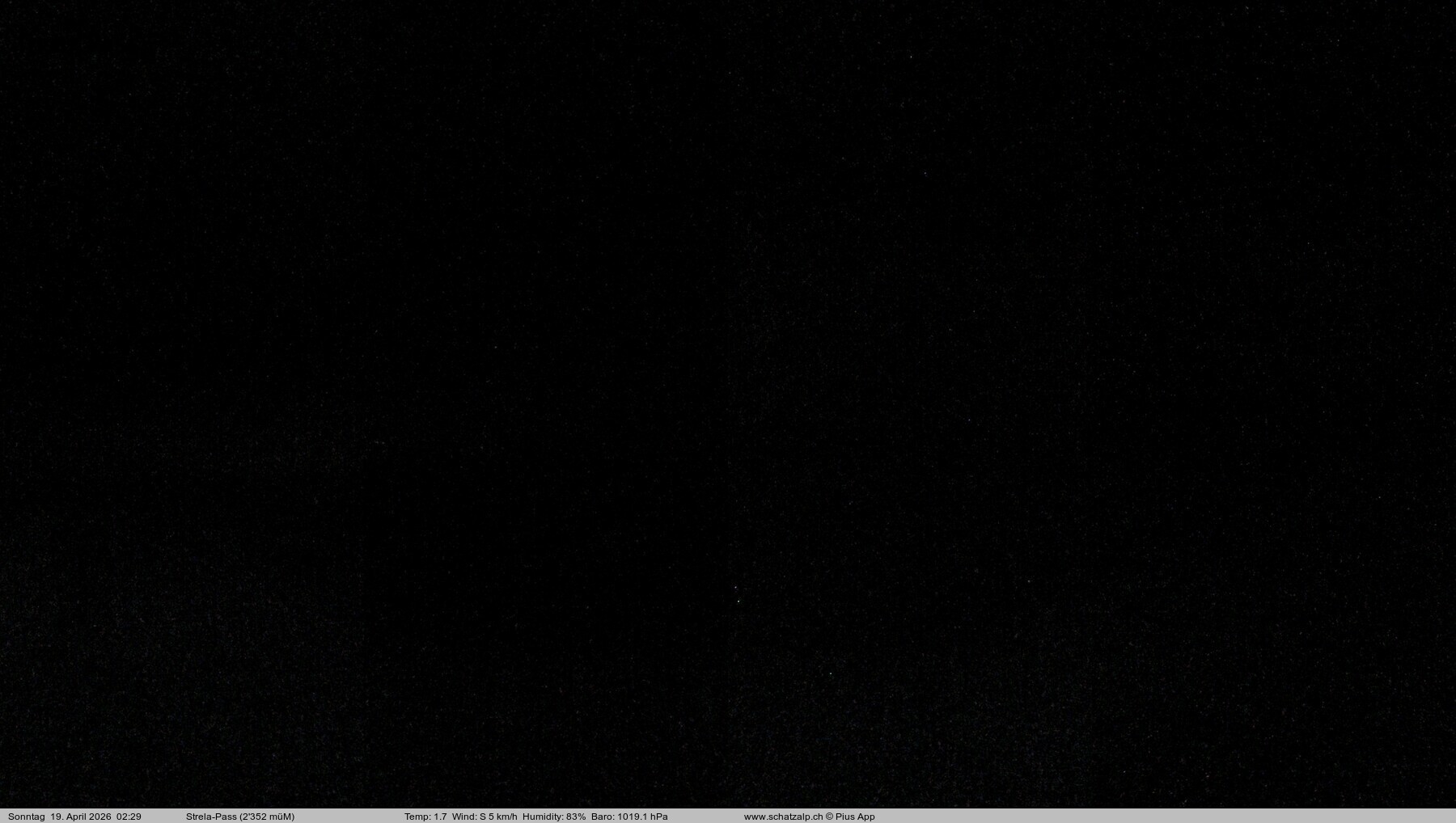 Archived image Webcam Schatzalp - Strela Pass