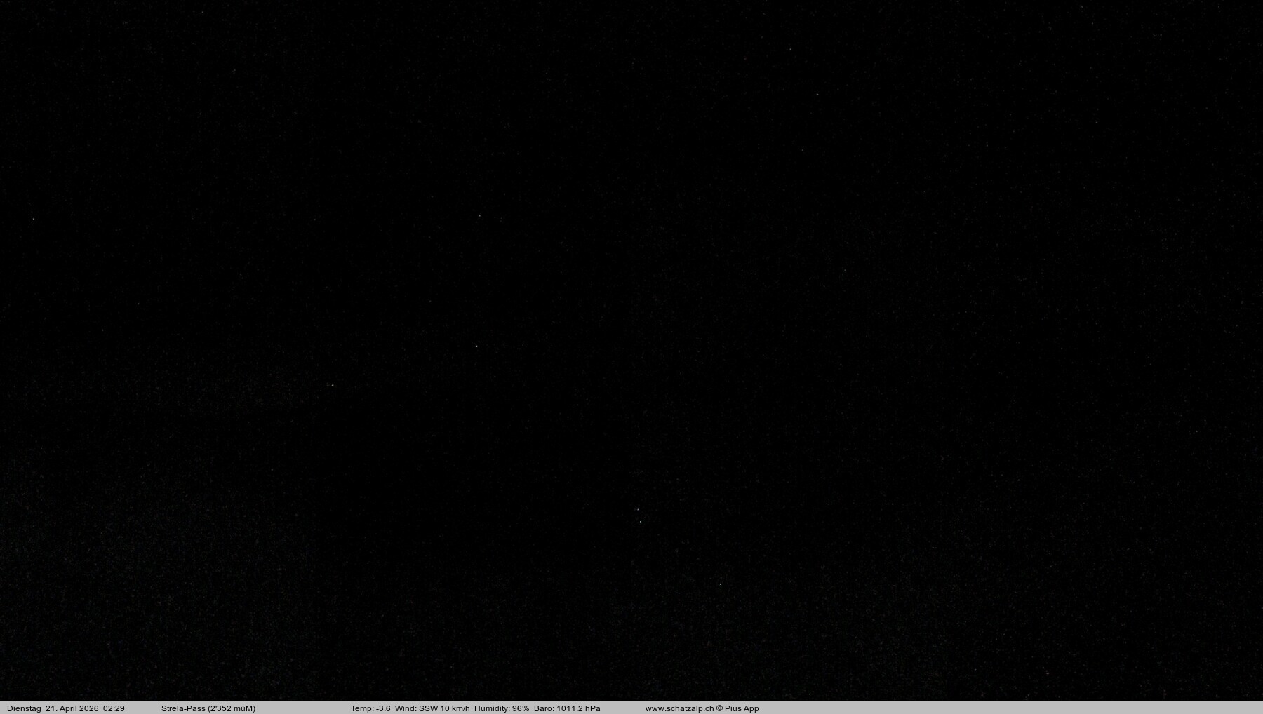 Archiv Foto Webcam Restaurant Strela Pass Schatzalp