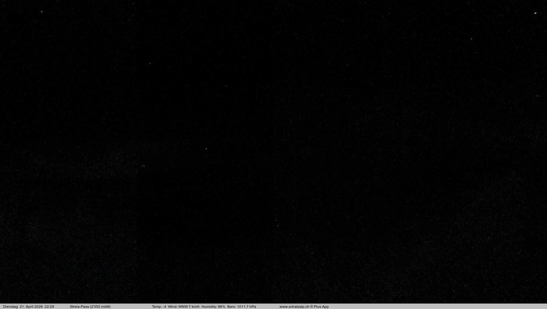 Archived image Webcam Schatzalp - Strela Pass