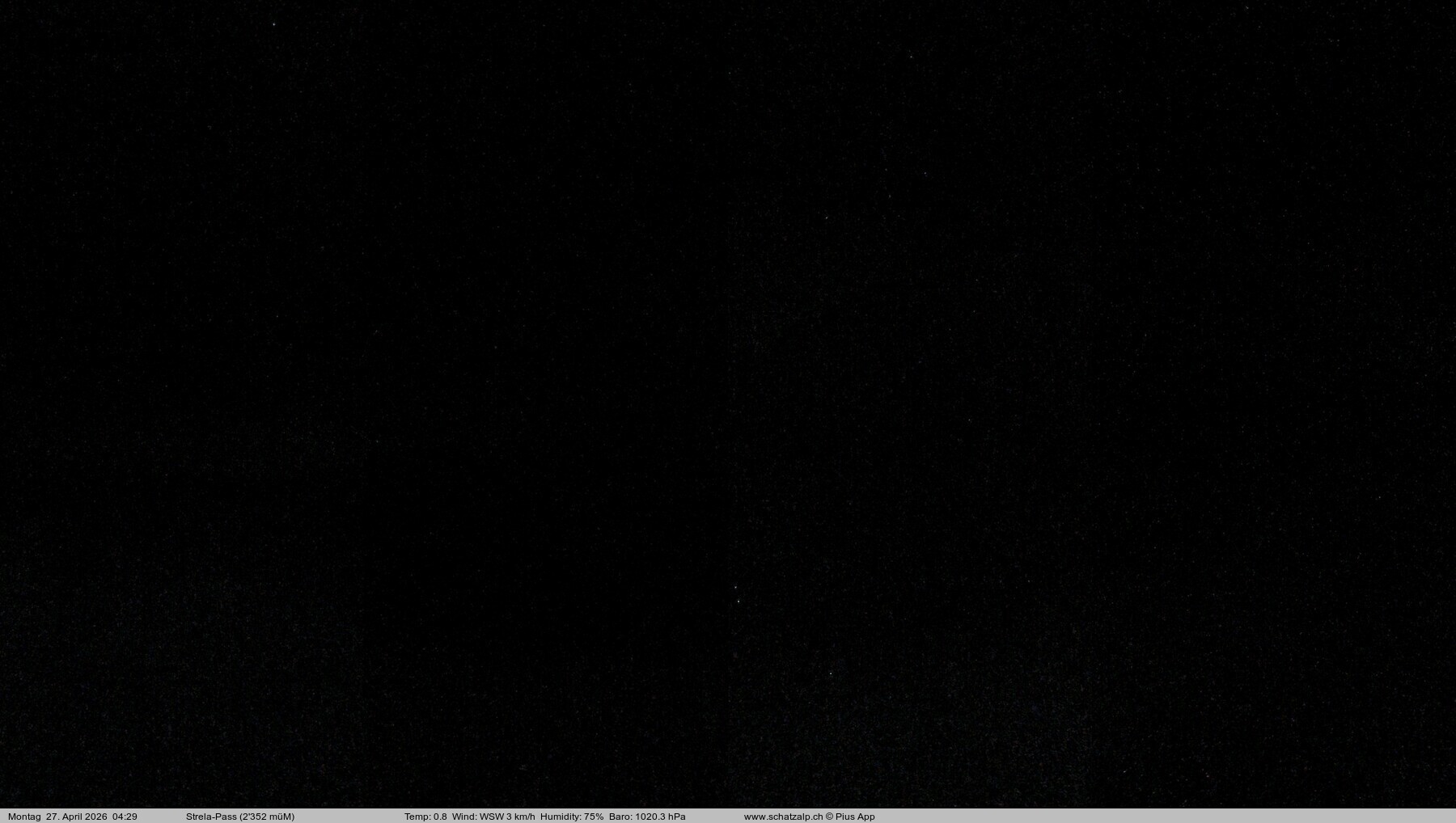 Archived image Webcam Schatzalp - Strela Pass