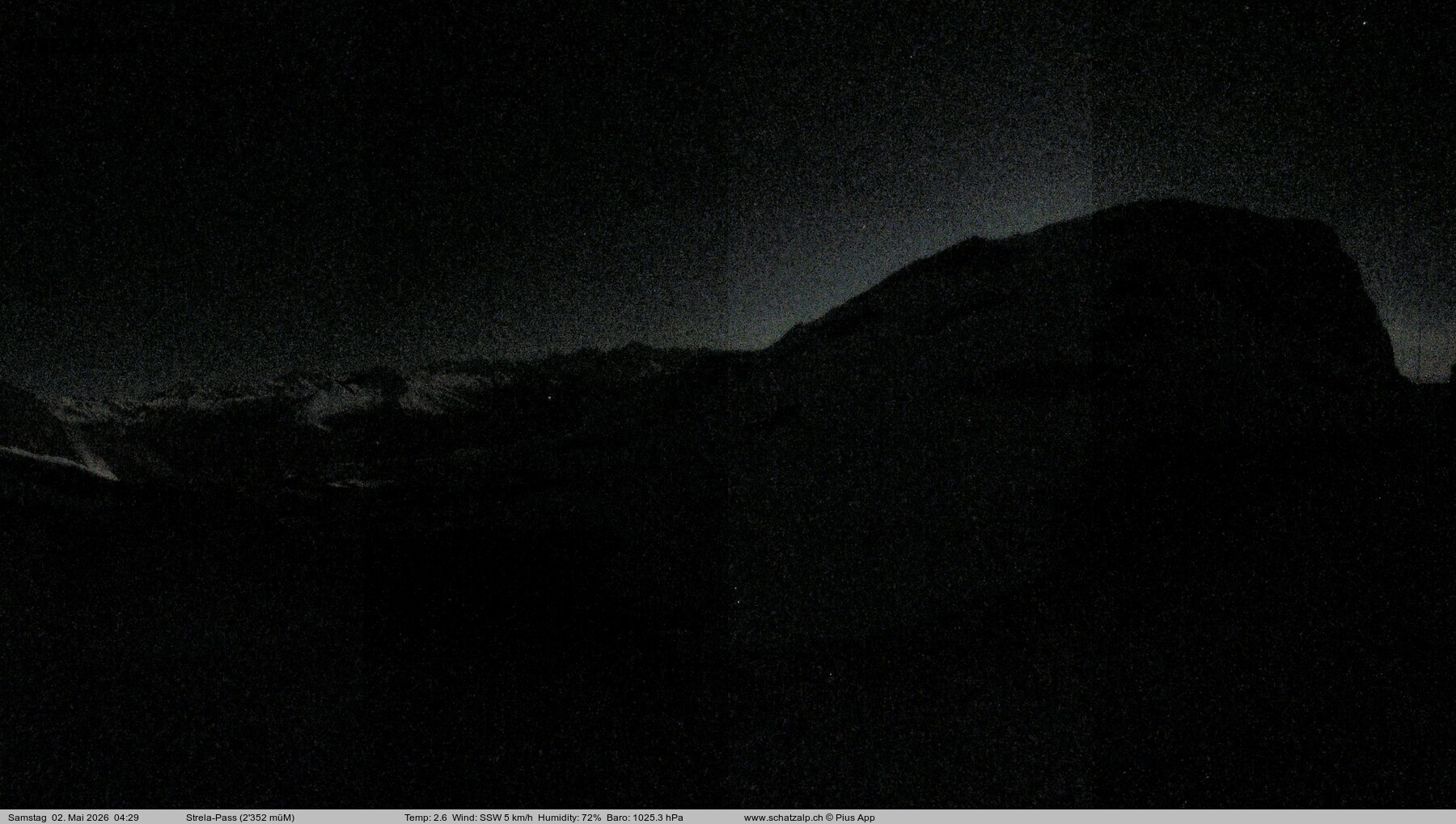 Archiv Foto Webcam Restaurant Strela Pass Schatzalp