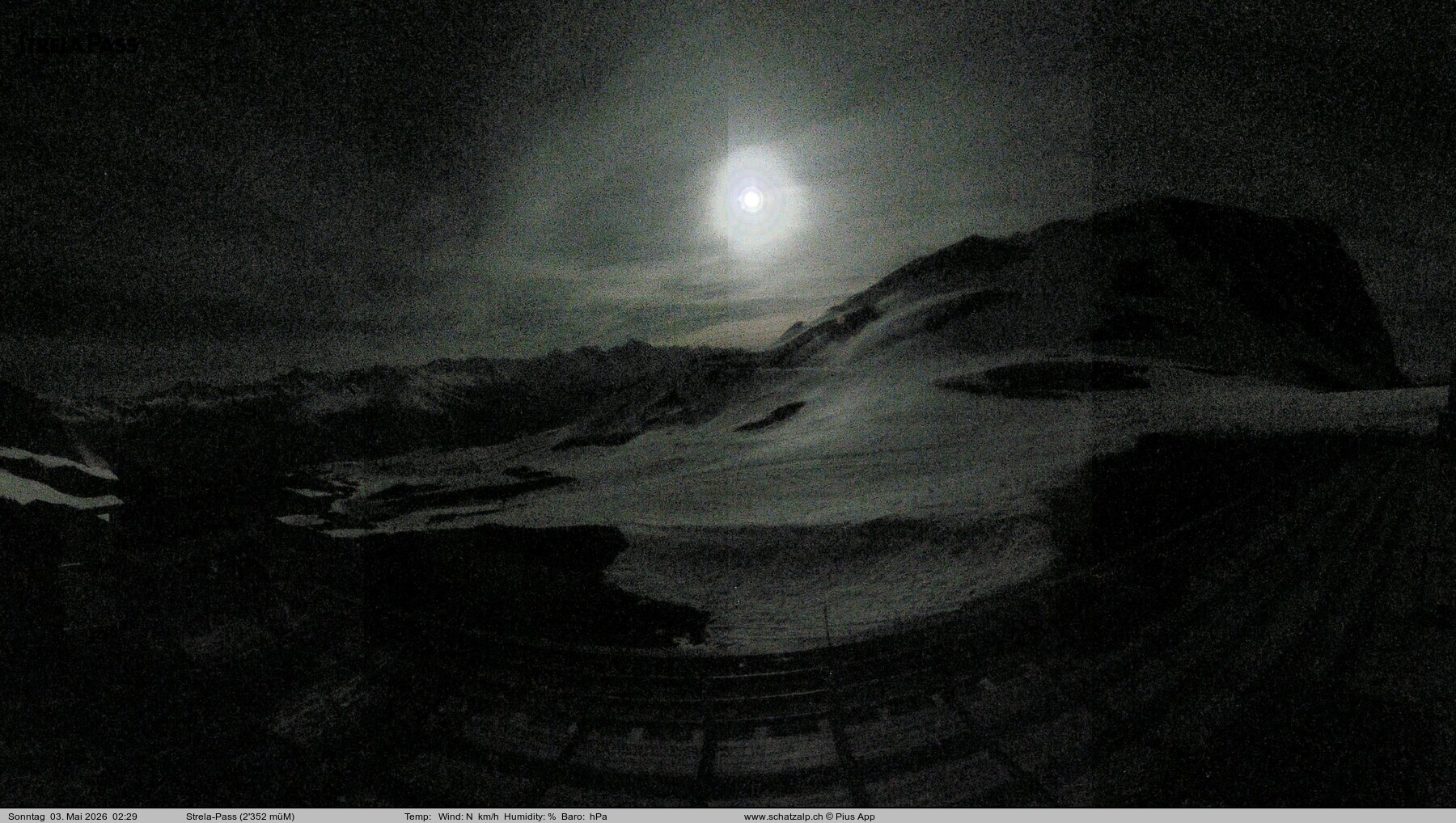 Archiv Foto Webcam Restaurant Strela Pass Schatzalp