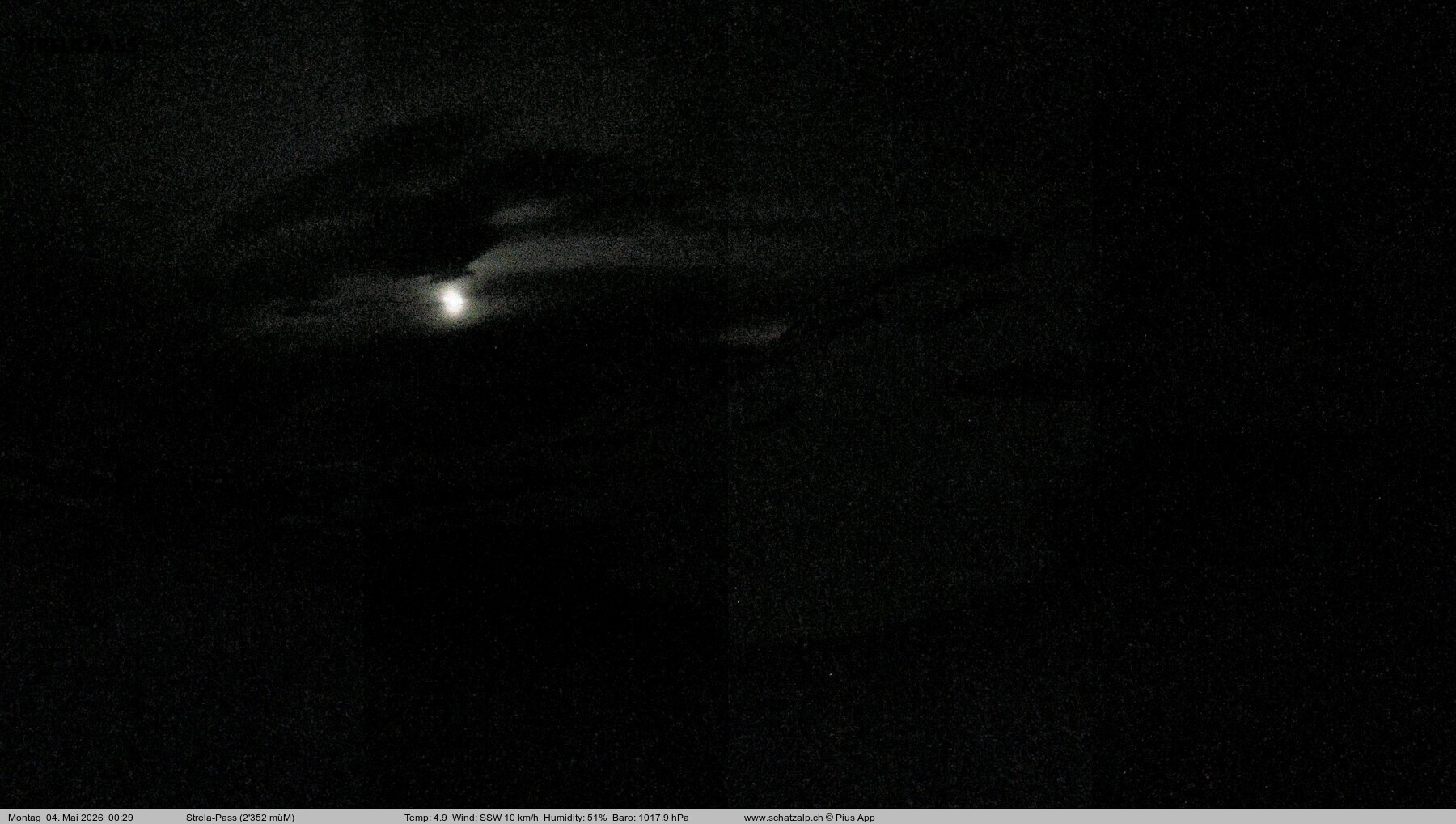 Archiv Foto Webcam Restaurant Strela Pass Schatzalp