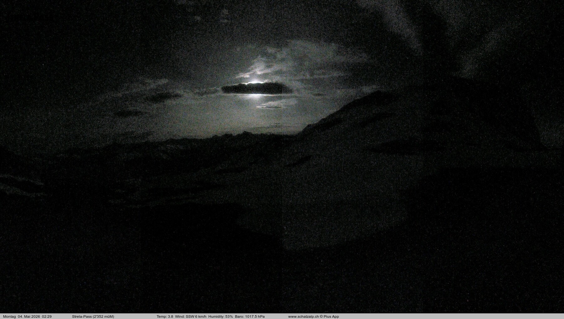 Archiv Foto Webcam Restaurant Strela Pass Schatzalp