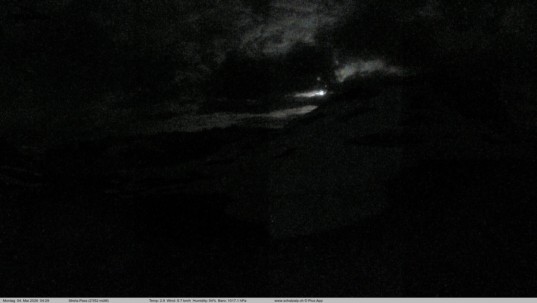 Archiv Foto Webcam Restaurant Strela Pass Schatzalp