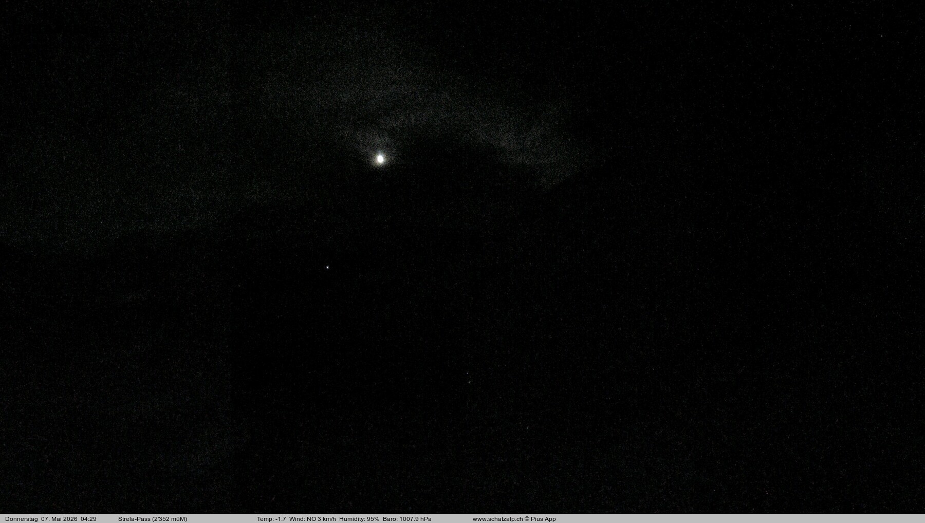 Archiv Foto Webcam Restaurant Strela Pass Schatzalp