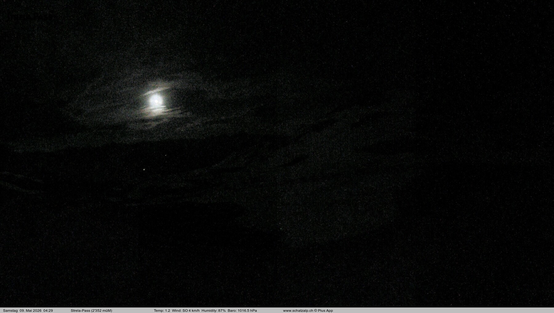 Archiv Foto Webcam Restaurant Strela Pass Schatzalp