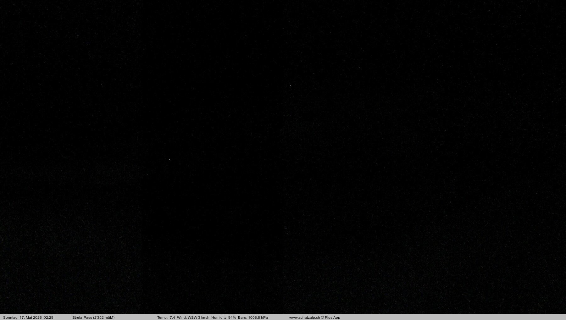 Archived image Webcam Schatzalp - Strela Pass