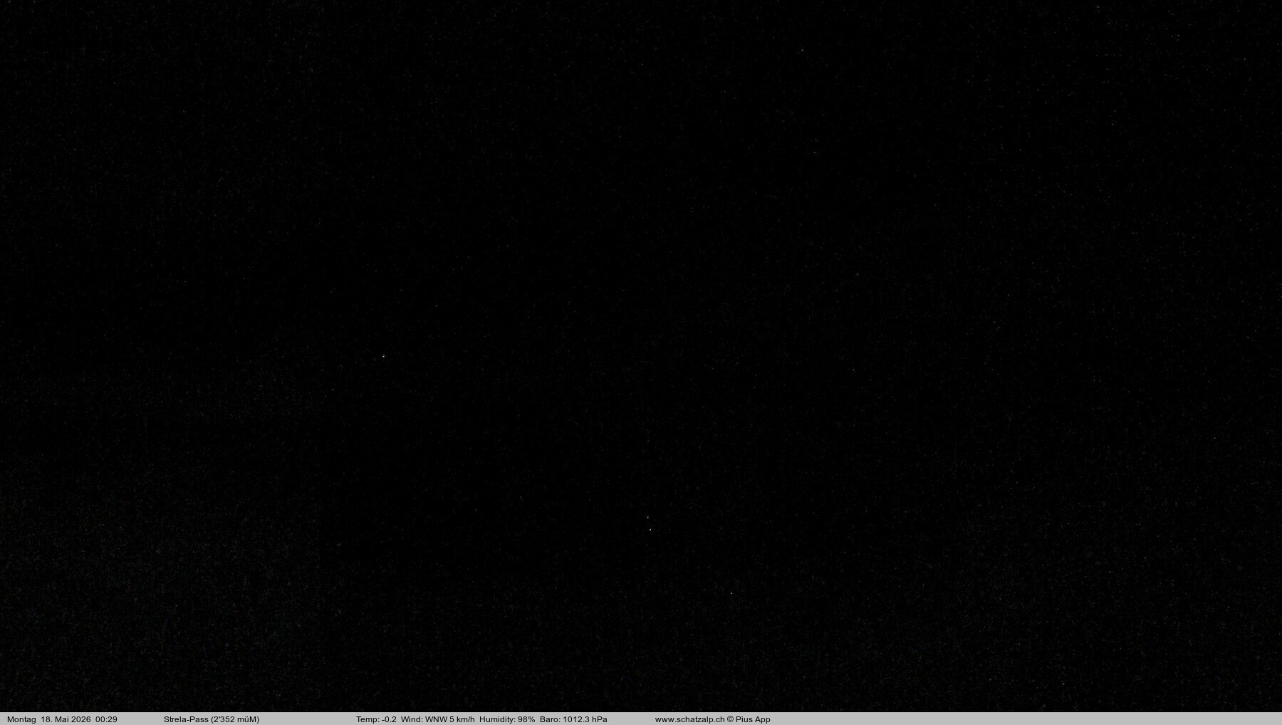 Archiv Foto Webcam Restaurant Strela Pass Schatzalp