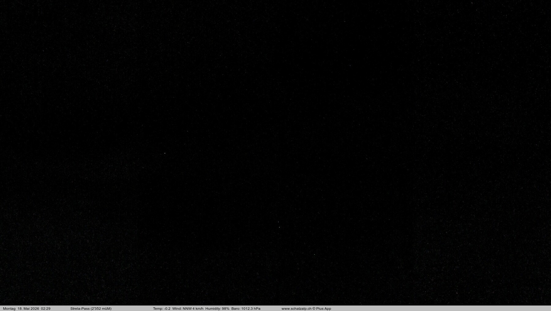 Archiv Foto Webcam Restaurant Strela Pass Schatzalp