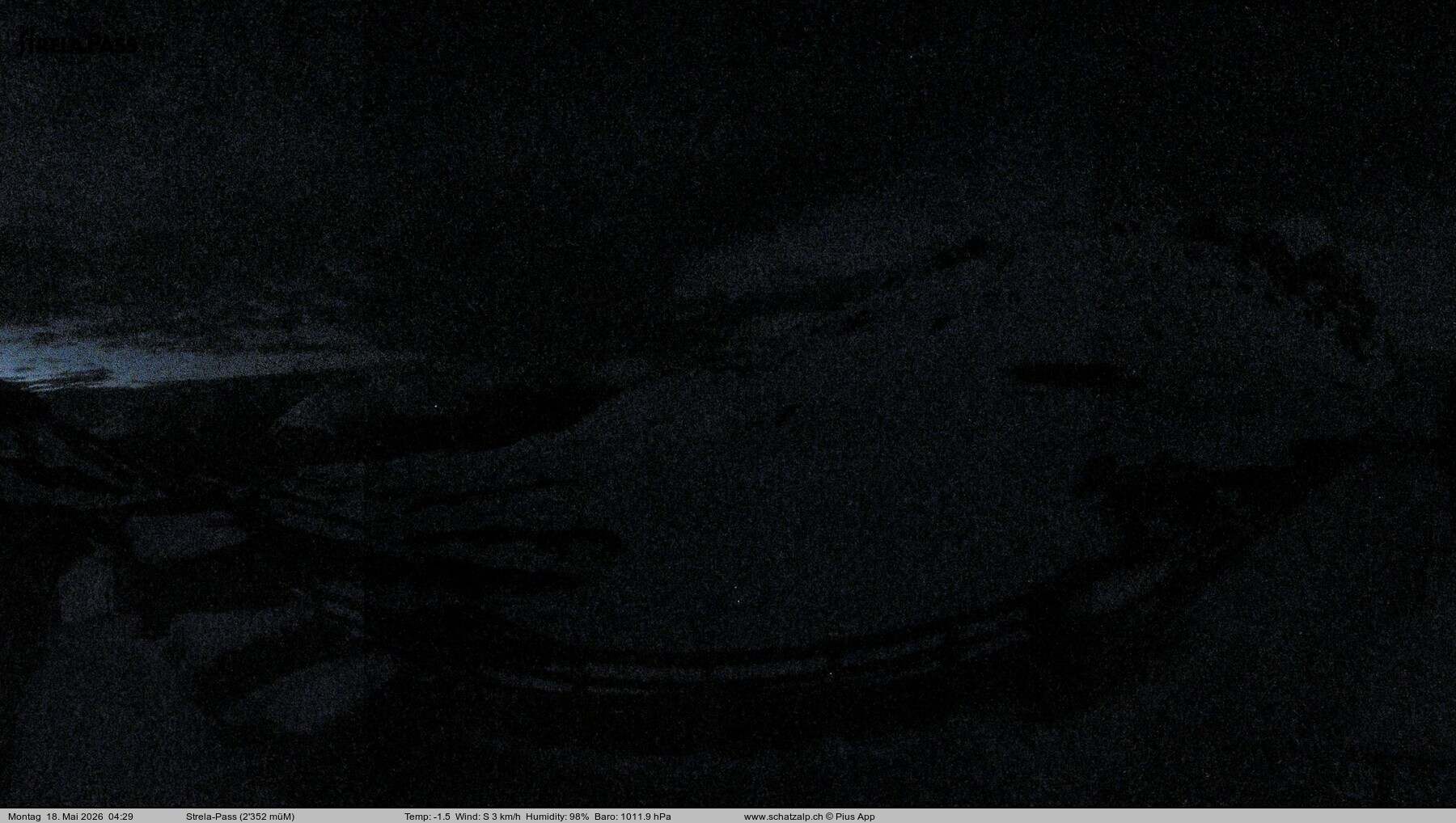 Archiv Foto Webcam Restaurant Strela Pass Schatzalp
