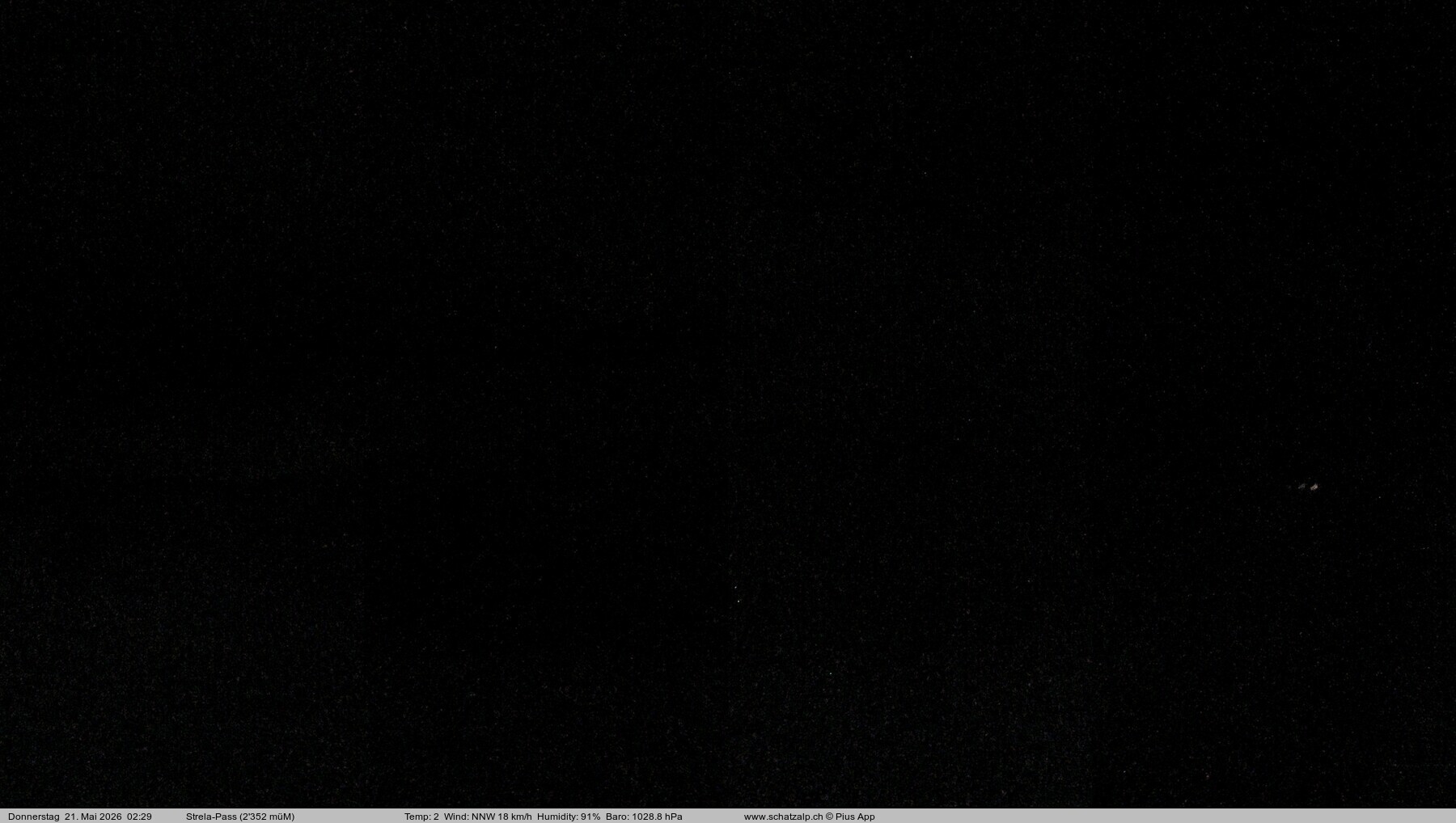 Archived image Webcam Schatzalp - Strela Pass
