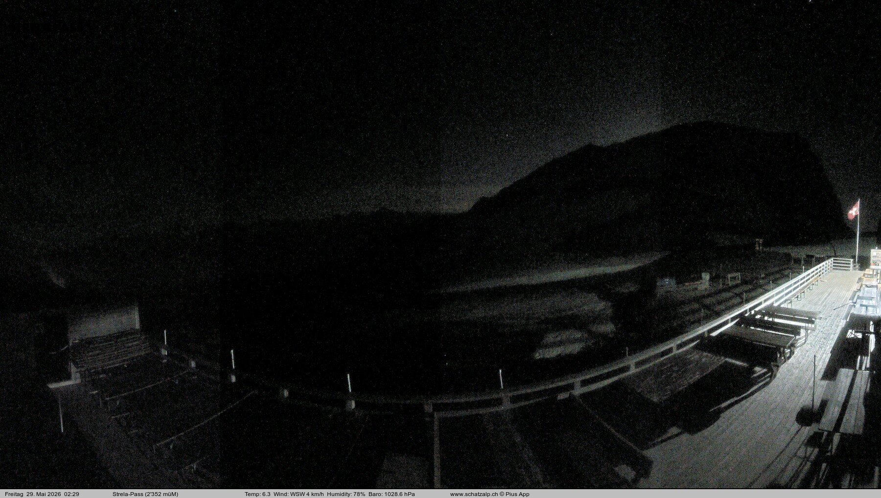Archived image Webcam Schatzalp - Strela Pass