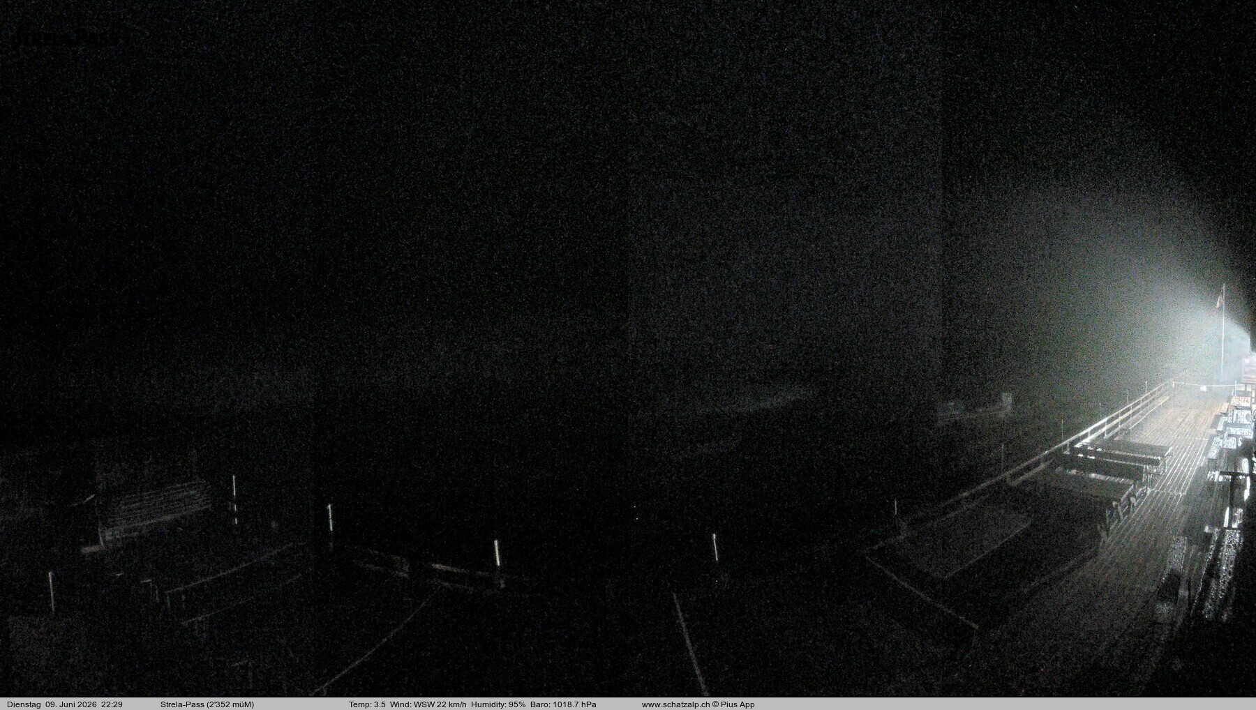 Archived image Webcam Schatzalp - Strela Pass