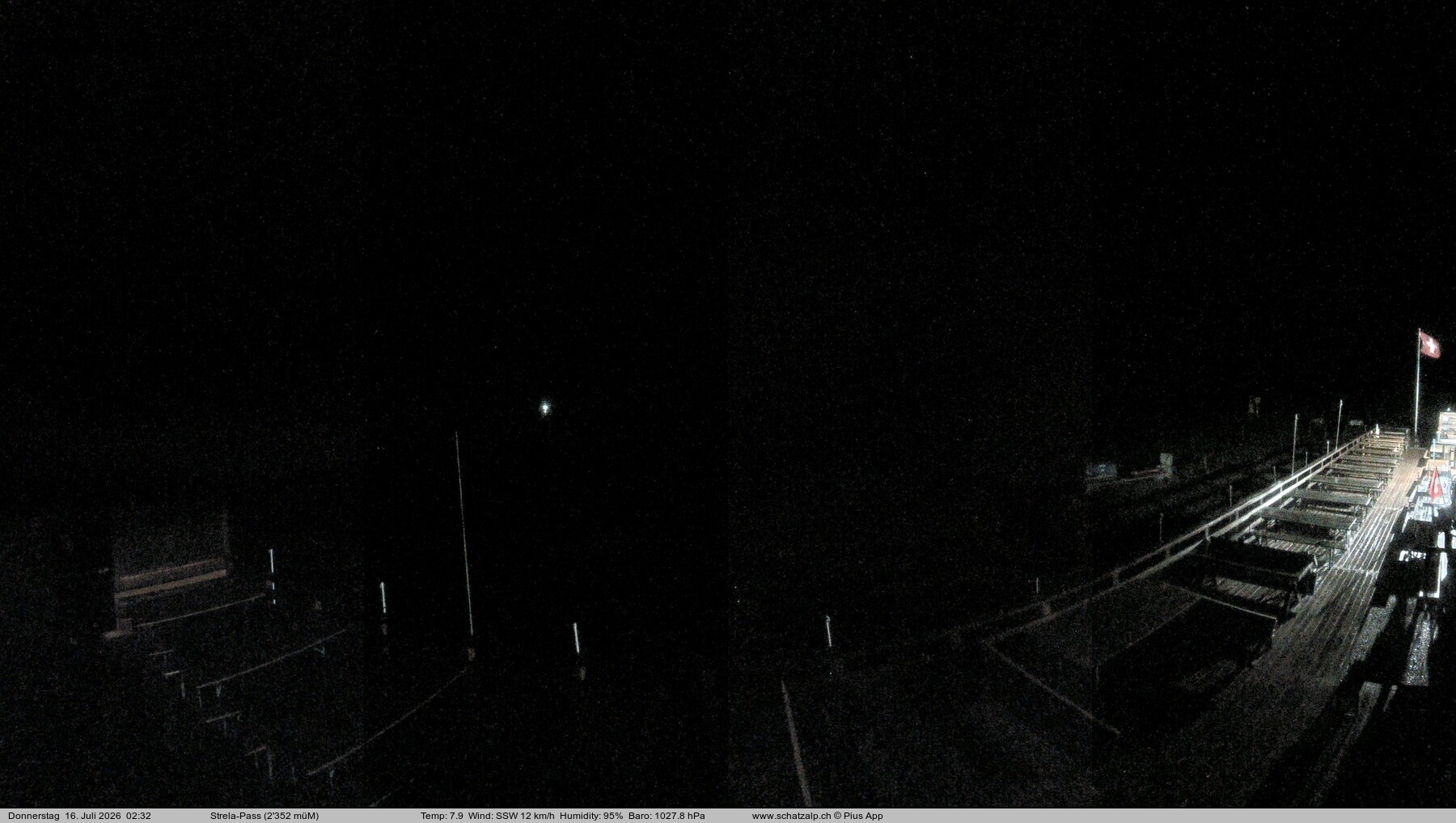 Archived image Webcam Schatzalp - Strela Pass
