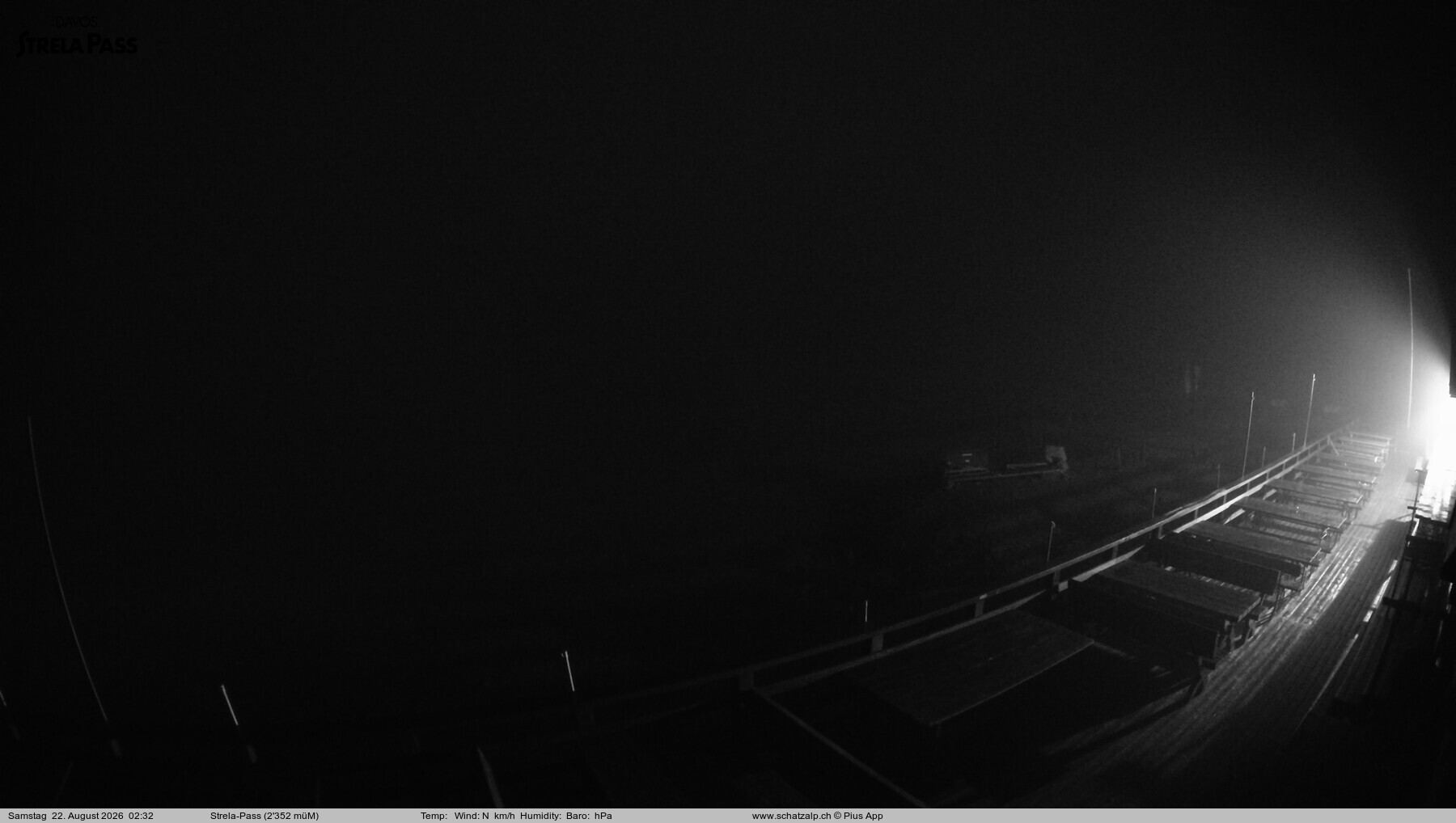Archiv Foto Webcam Restaurant Strela Pass Schatzalp