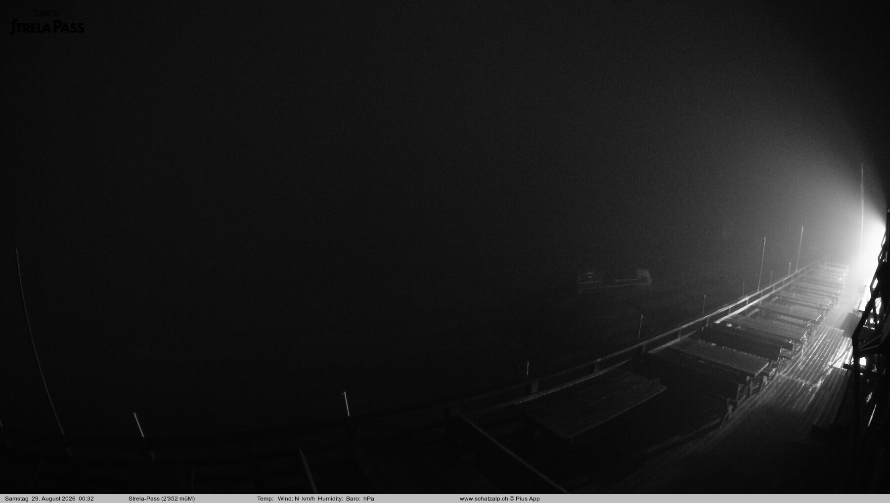 Archiv Foto Webcam Restaurant Strela Pass Schatzalp