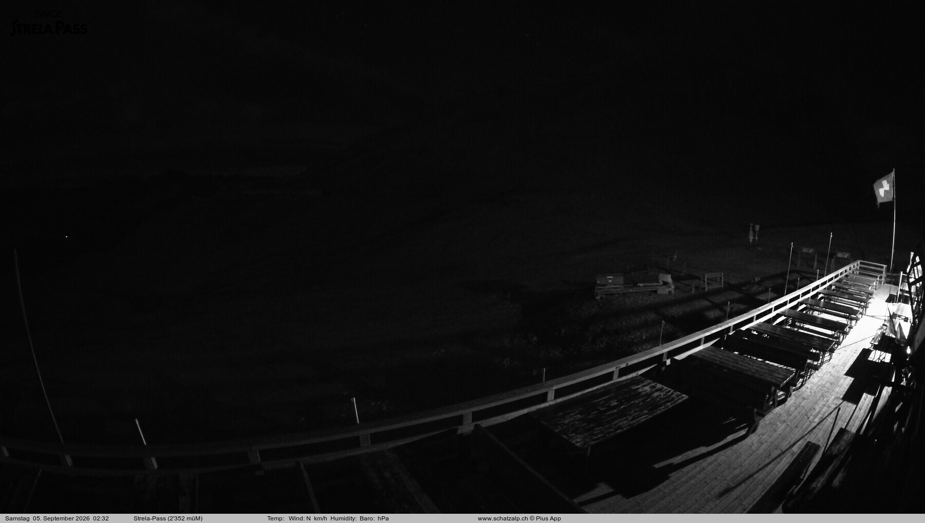 Archiv Foto Webcam Restaurant Strela Pass Schatzalp
